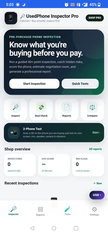 Mobile Pro app preview